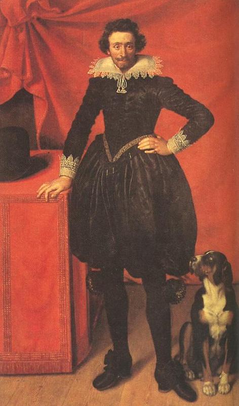 POURBUS, Frans the Younger Portrait of Claude de Lorrain, Prince of Chevreuse af oil painting picture